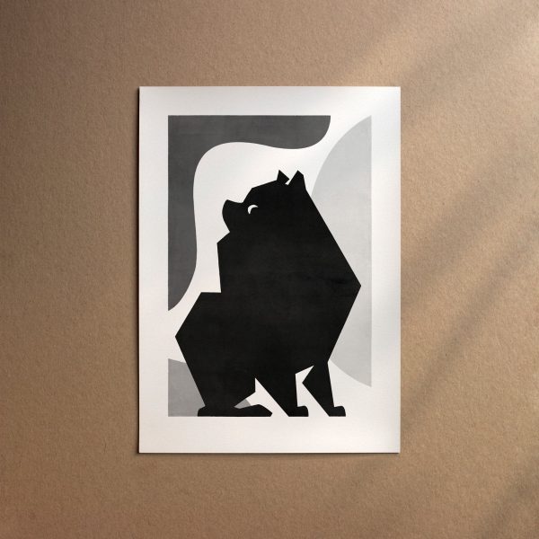 Pomeranian - German Spitz  [Form-Black] Zu verkaufen