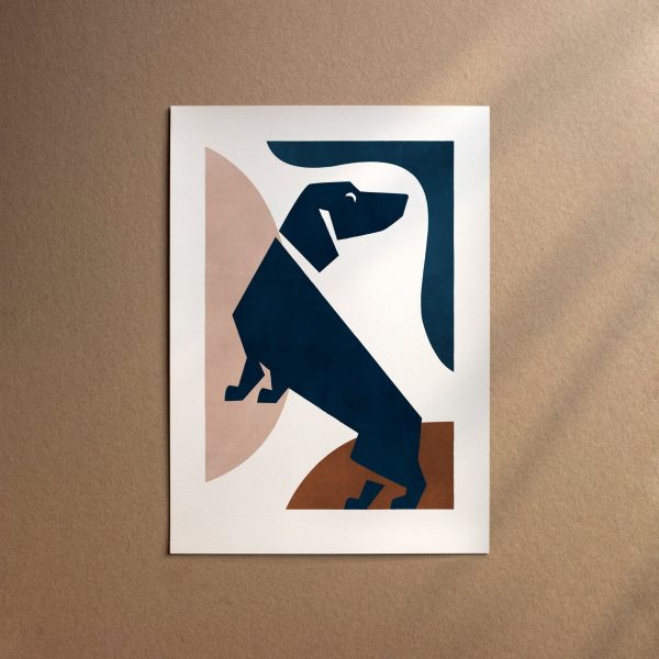 Dachshund - Smooth  [Form-Moon] Im Angebot – Bild 2