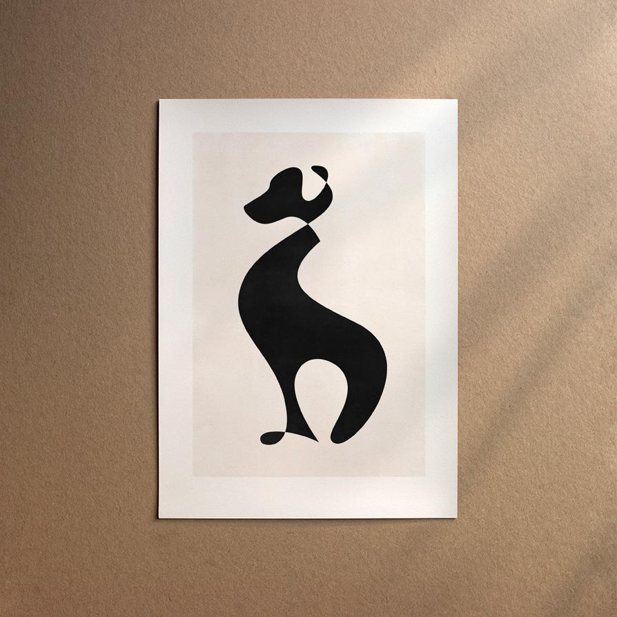 Weimaraner – Shorthaired  [Abstract-Black] Jetzt online