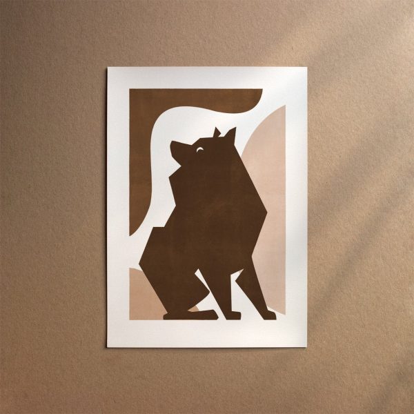 Keeshond  [Form-Chocolate] Im Angebot