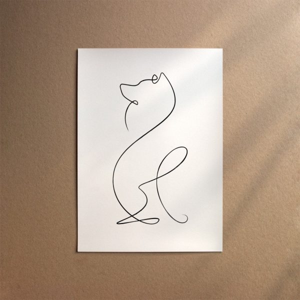 Schipperke  [Line-Black] Verkauf