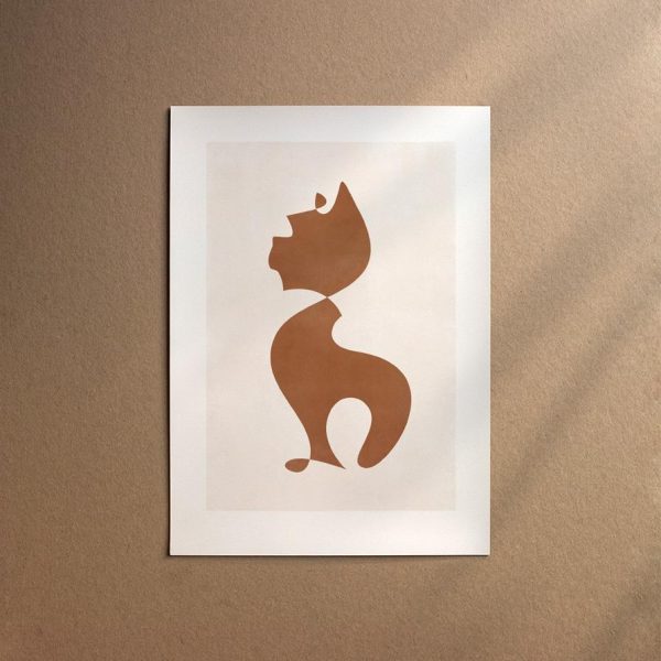 Cairn Terrier  [Abstract-Chocolate] Im Angebot