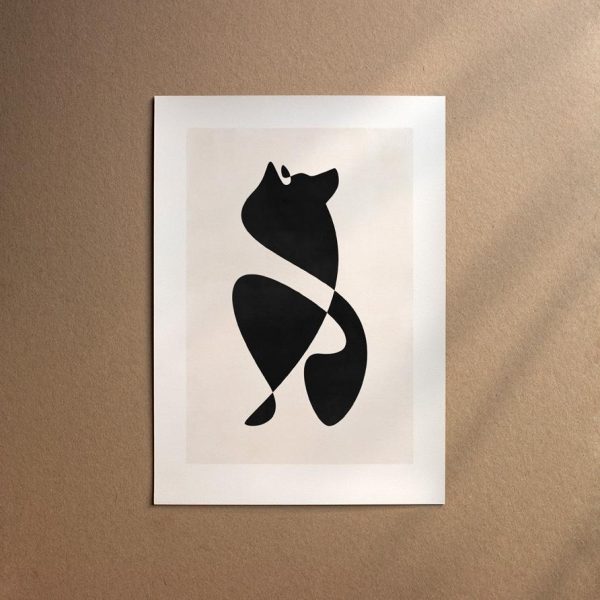 Siberian Husky  [Abstract-Black] Online-Schn?ppchen – Bild 2
