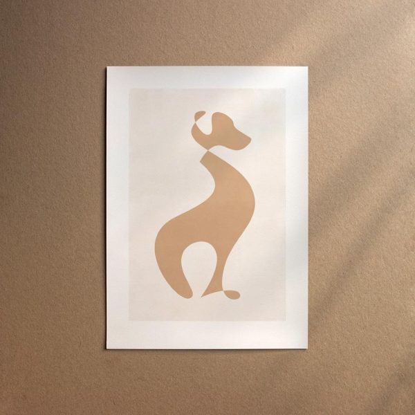 Weimaraner - Shorthaired  [Abstract-Cream] Mode – Bild 2