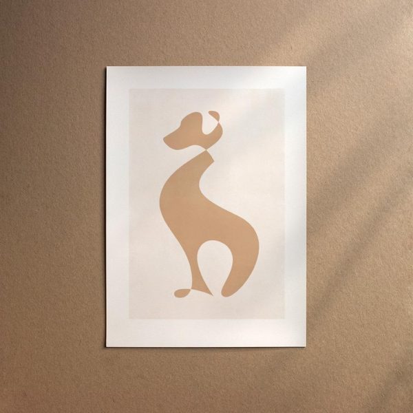 Weimaraner - Shorthaired  [Abstract-Cream] Mode