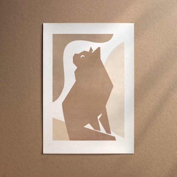 House Cat Longhair  [Form-Cream] Online-Schn?ppchen