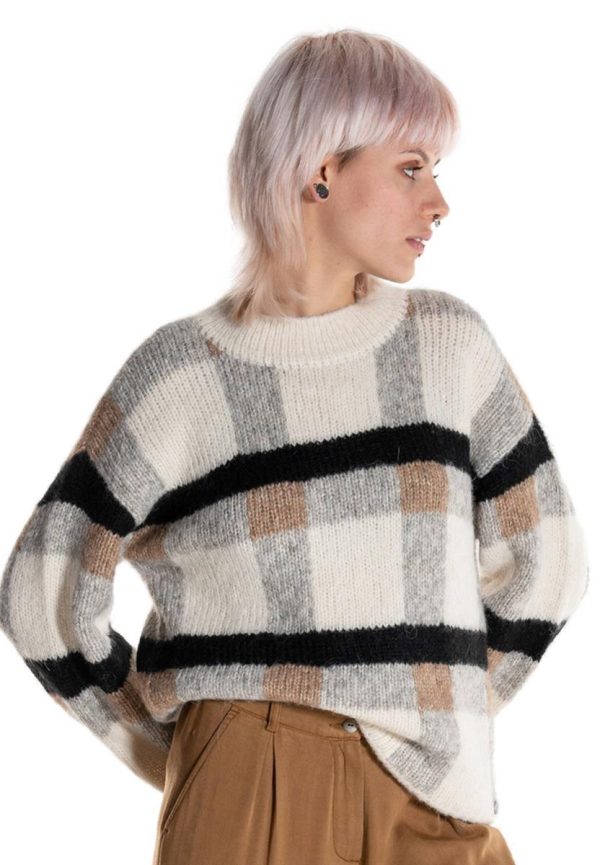 Check Pullover Rabatt