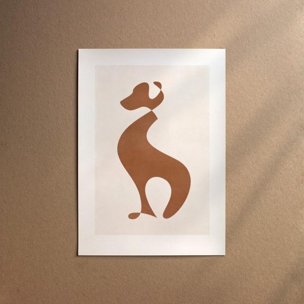 Weimaraner - Shorthaired  [Abstract-Chocolate] Online