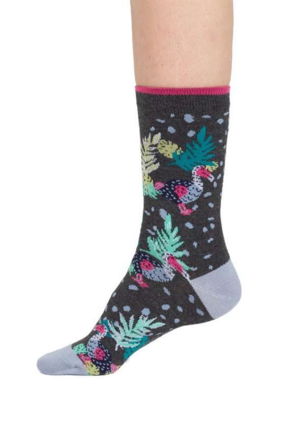 Tropical Animal Crew Socks Verkauf